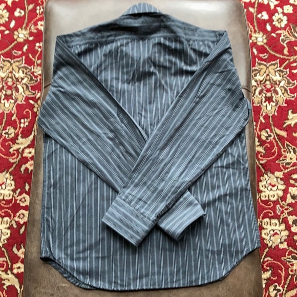 Men’s Grey with Black Dress Shirt - Picture 5 of 6